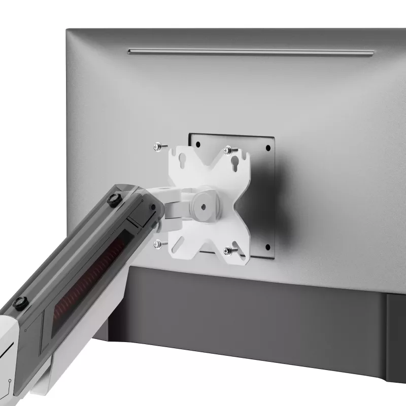 White Shark KHUFU-II GMS-3211 / Suporte de secretária para 2 monitores