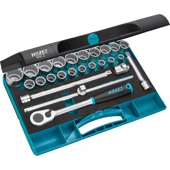 Conjunto de chaves de caixa HAZET 900Z - encaixe 1/2