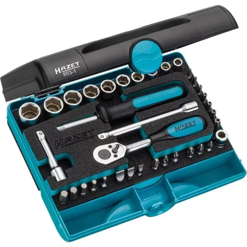 Conjunto de chaves de caixa HAZET 853-1 encaixe 1/4