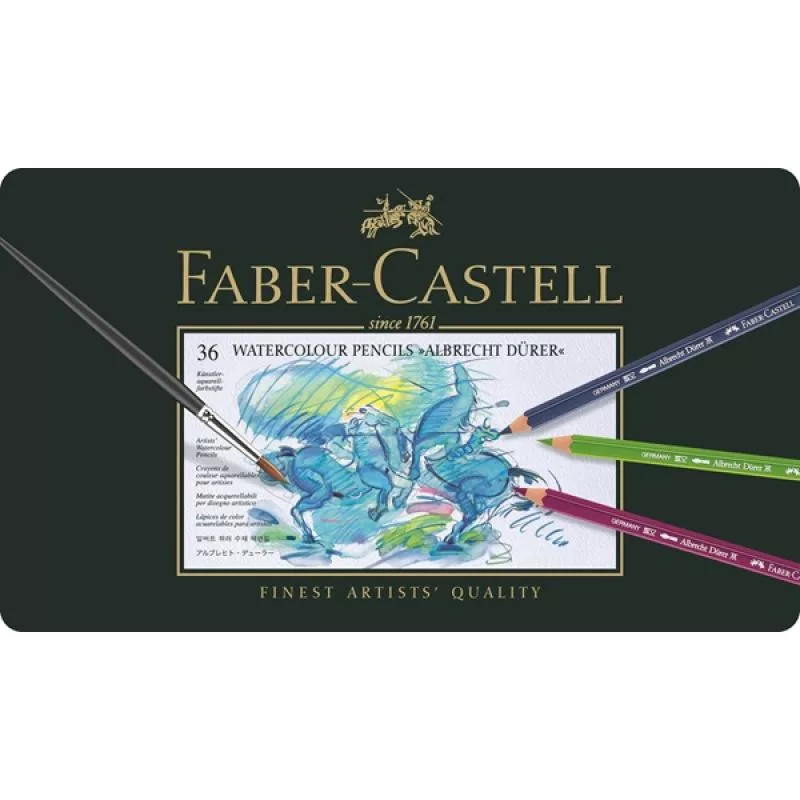 Faber-Castell Albrecht Dürer Lápis aguareláveis, conjunto de 36 (117536)