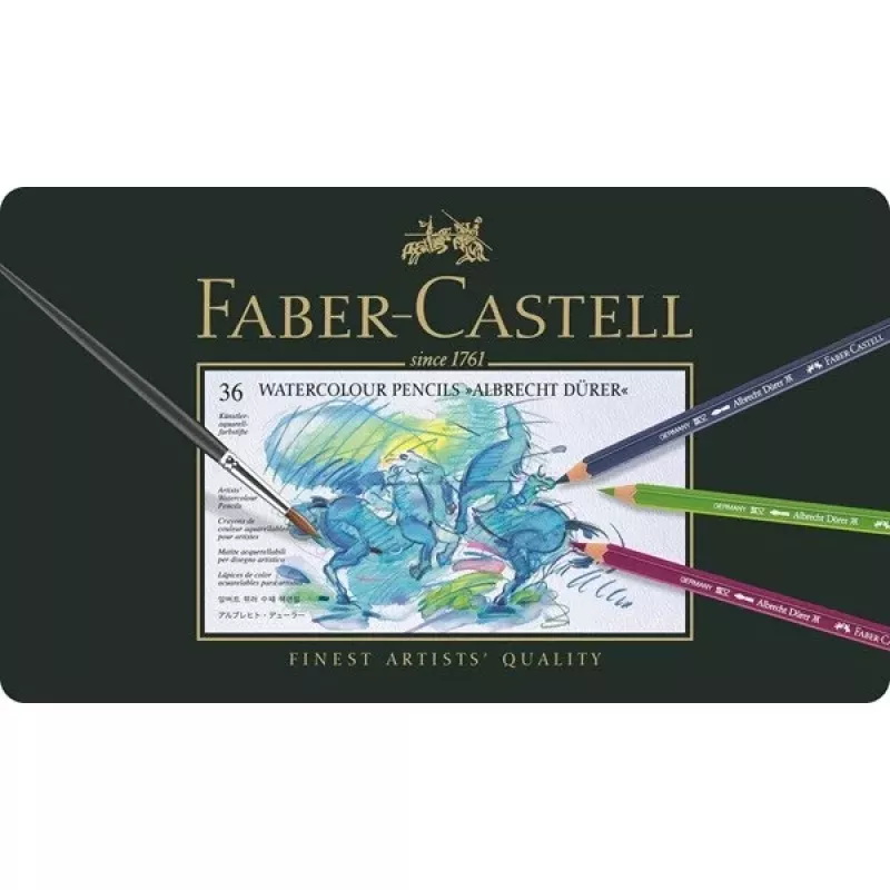 Faber-Castell Albrecht Dürer Lápis aguareláveis, conjunto de 36 (117536)