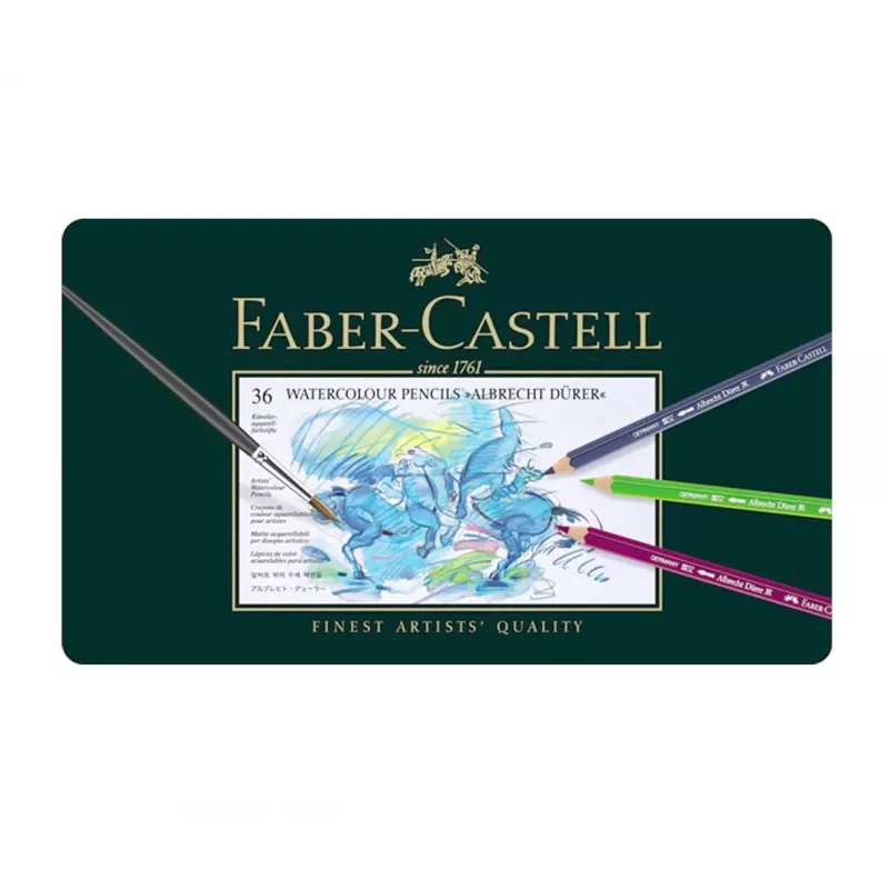 Faber-Castell Albrecht Dürer Lápis aguareláveis, conjunto de 36 (117536)
