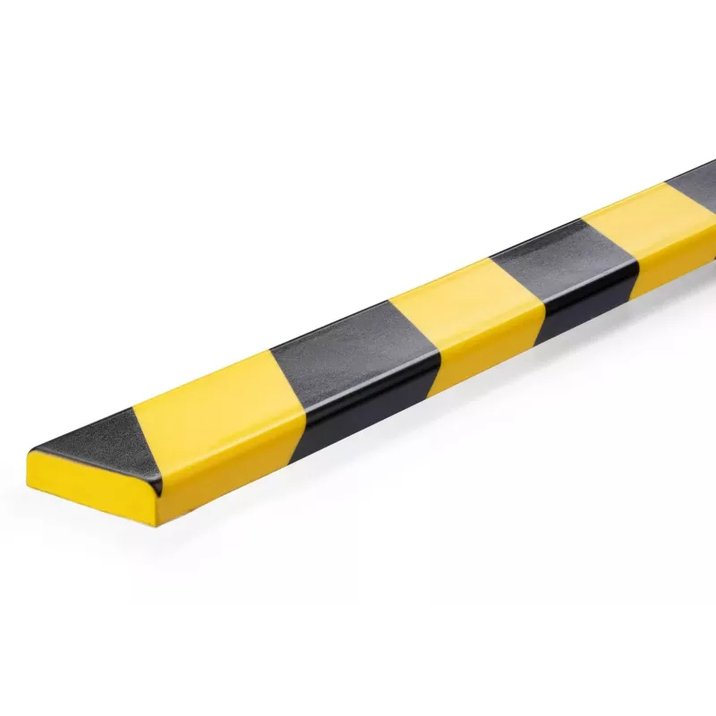 Proteção de cabos Durable S10, PVC, preto/amarelo, plana, 1000 mm, 40 mm