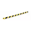 Durable S32R passa-cabos de chão, PVC, preto/amarelo, arredondado, 1000 mm