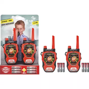 Walkie-talkie Dickie Fun 2,4 GHz conjunto de 2 201118195
