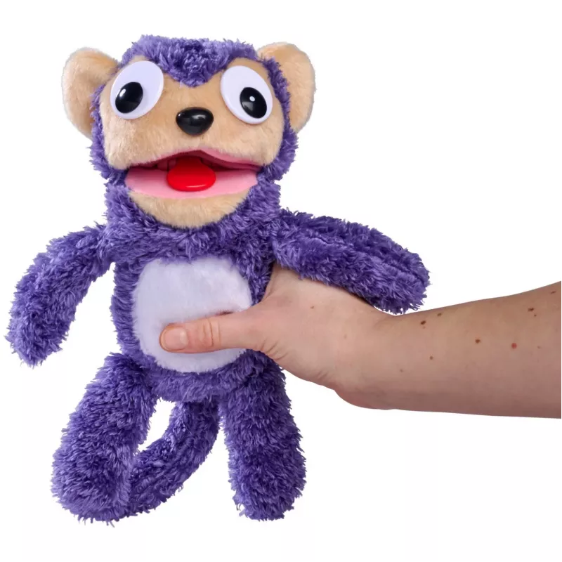 Peluche de macaco SIMBA ScreamerZ com guincho, castanho, 20 cm