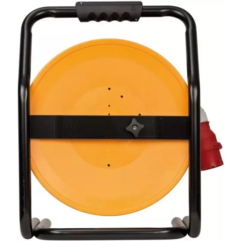 Brennenstuhl 1319110010 Tambor de Cabo 40m H07RN-F 3G2.5 IP44 4x Schuko Preto/Laranja
