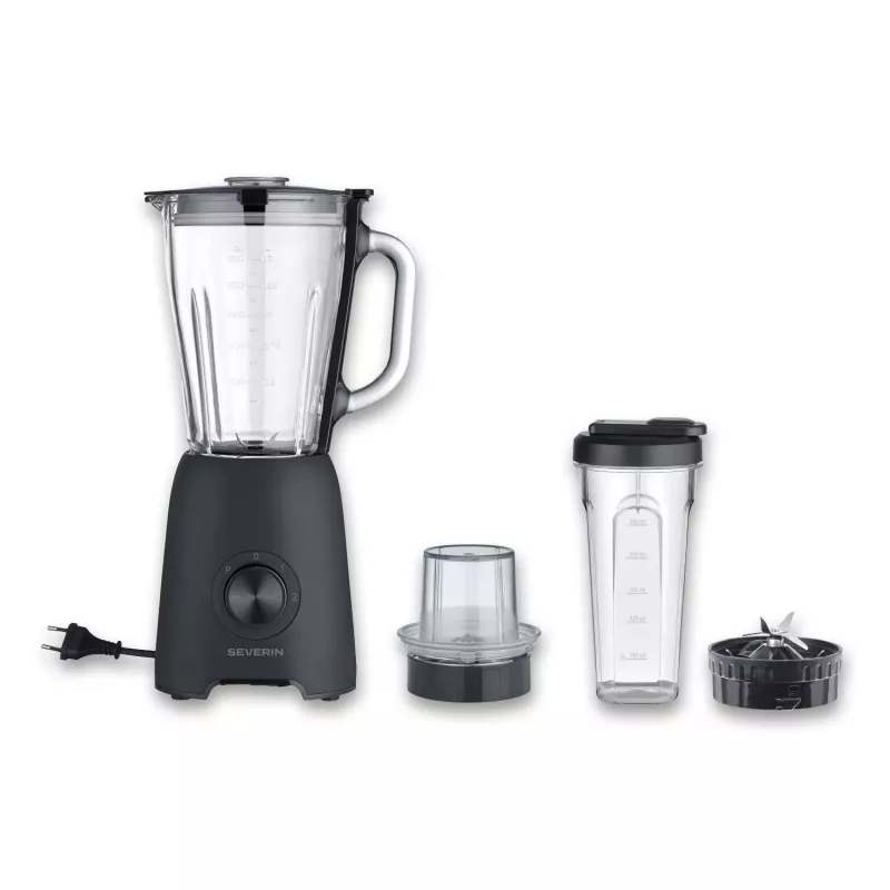 Espumador e aquecedor de leite automático SEVERIN SM 3724, 500 W, aço inoxidável, preto