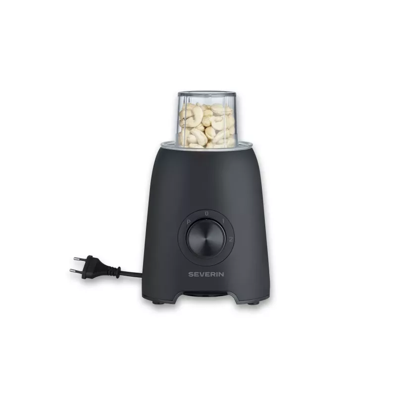 Espumador e aquecedor de leite automático SEVERIN SM 3724, 500 W, aço inoxidável, preto