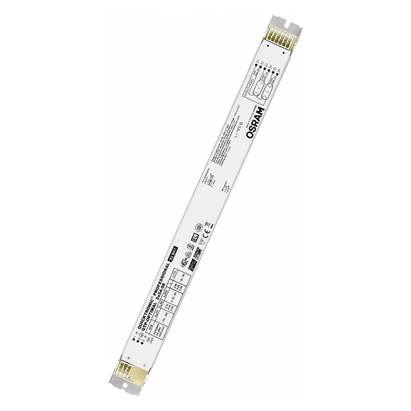Balastro eletrónico OSRAM para lâmpadas fluorescentes compactas, 26-32W, 220-240V, não regulável, branco