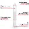 Conjunto de brocas de martelo SDS-plus EINHELL-KWB, Ø 6-14 mm (7 peças, 210 mm)
