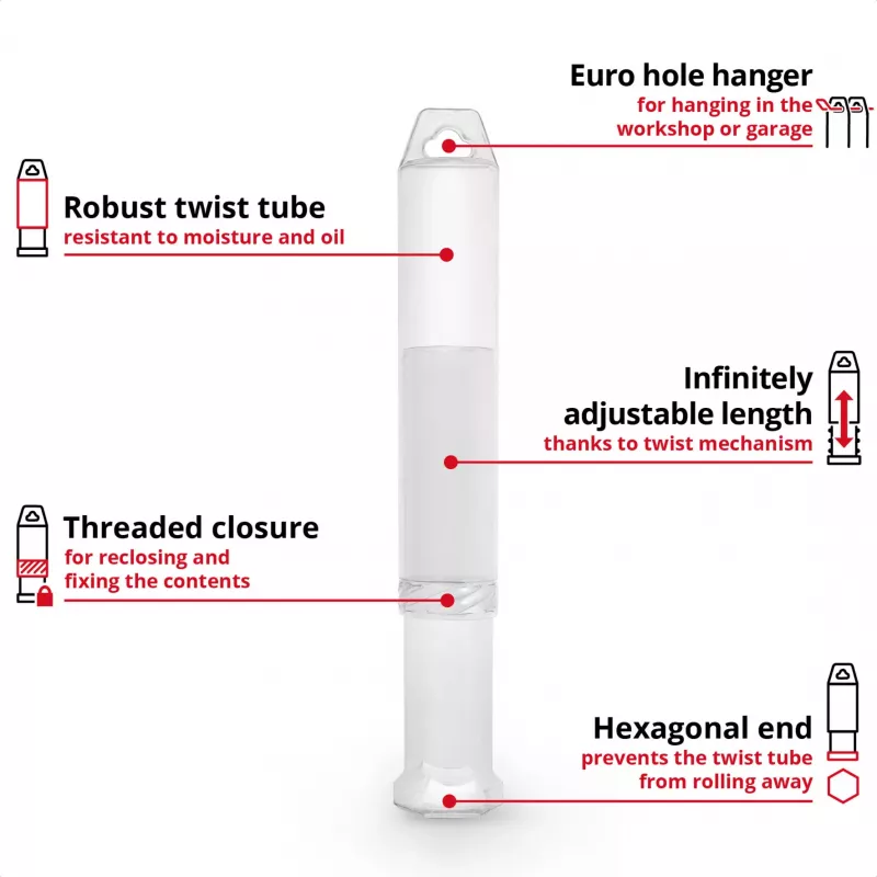 Conjunto de brocas de martelo SDS-plus EINHELL-KWB, Ø 6-14 mm (7 peças, 210 mm)