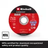 Disco de corte fino EINHELL-KWB, Ø 115 x 1,0 mm, 5 unidades (para rebarbadora)