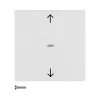 Berker 85241189 tecla basculante para estores S.1/B.3/B.7 branco polar brilhante