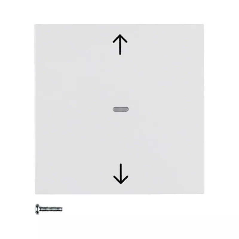 Berker 85241189 tecla basculante para estores S.1/B.3/B.7 branco polar brilhante