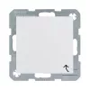 Tomada Schuko tipo F 1 tomada IP44 branco polar brilhante S.1 Berker 47528989