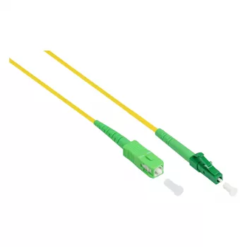 Cabo de fibra ótica OS2 Simplex LC/SC SM 9/125 µm 2 m amarelo