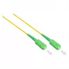 Cabo de fibra ótica OS2 monomodo LC/SC duplex 9/125 µm 3 m amarelo