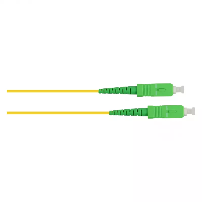 Cabo de fibra ótica OS2 monomodo LC/SC duplex 9/125 µm 3 m amarelo