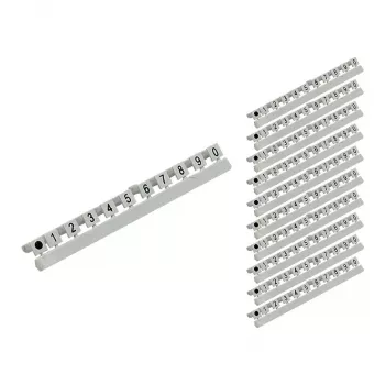 Marcadores numéricos GoodConnections para cabos de fibra ótica LC, marcação 0 a 9, conjunto de 10 peças, Good Connections® (GC-N0070)