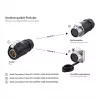 GoodConnections IC01-20P301 conector industrial S1 Power, ficha de 3 pinos, M20, bloqueio click, terminal de soldar, IP65/66