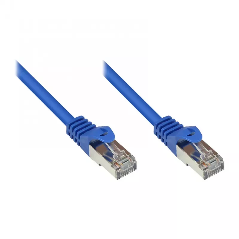 Cabo de rede Alcasa RJ45-RJ45 Cat5e 0,15 m ouro