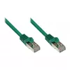 GoodConnections Alcasa cabo de rede RJ45-RJ45 Cat5e UTP 0,15m fichas banhadas a ouro macho para macho