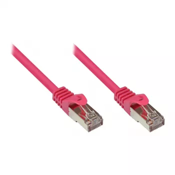 GoodConnections Alcasa cabo de rede Cat5e RJ45 1,5 m ligações banhadas a ouro