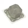 Tomada de rede de parede GoodConnections Cat.6, 2xRJ45, blindada, saliente, branco pérola RAL1013, GC-N0027