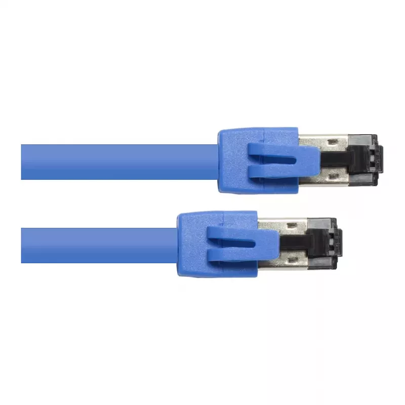GoodConnections RNS® Cabo de rede Cat. 8.1, S/FTP, PiMF, sem halogéneos (LSZH), 2000MHz, 40Gbit/s, azul, 2m