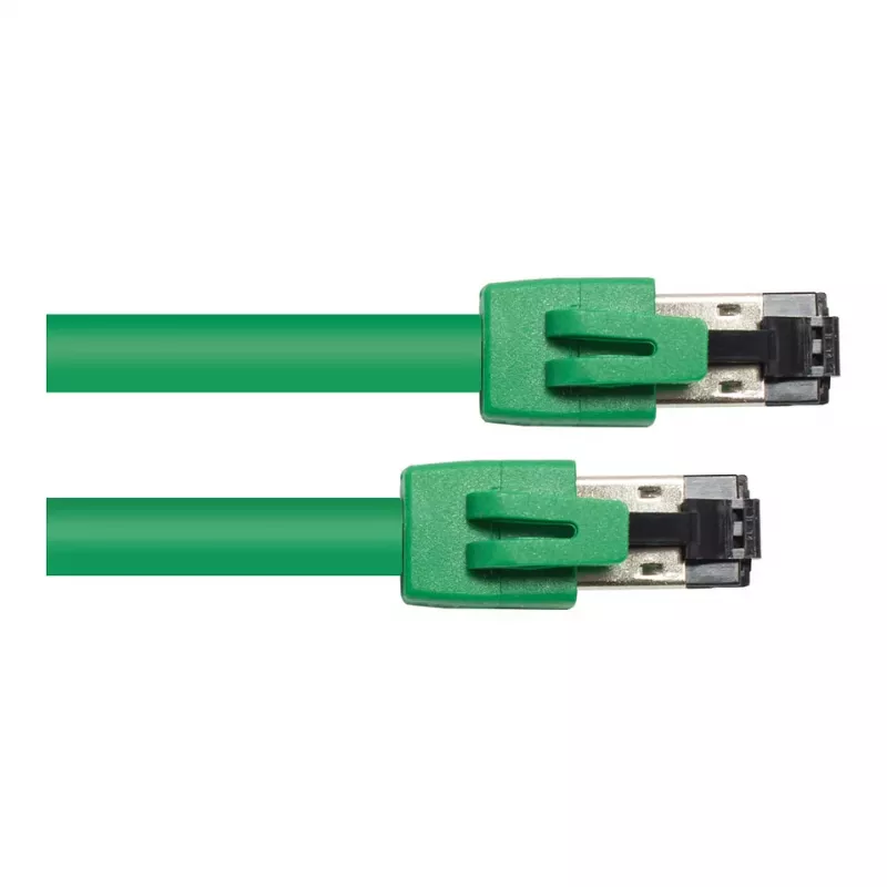 GoodConnections RNS® Cabo de rede Cat. 8.1, S/FTP, PiMF, LSZH, 2000MHz, 40Gbit/s, verde, 2m