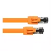 GoodConnections RNS® Cat.8.1 S/FTP Cabo de rede, LSZH, 2000MHz, 40Gbit/s, Laranja, 1m