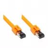 GoodConnections RNS® Cat.8.1 S/FTP Cabo de rede, LSZH, 2000MHz, 40Gbit/s, Laranja, 1,5m