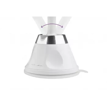Medisana CM 850 Espelho de cosmética LED com ampliação 5x, LED luz do dia, sensor tátil, rotação 360°, Prateado