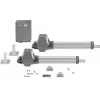 SOMMER CABLE twist M S3 Conjunto Motor de portão de batente giratório de 2 folhas 868,95 MHz Preto com fonte de alimentação Schuko