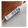 Equip Régua de tomadas CEE 7/7 90° para 3x Schuko / 2x USB-C + USB-A, Branco, 1,5m