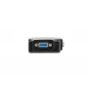 DIGITUS DS-41120-1 divisor VGA de 2 portas caixa de plástico 350 MHz HDSUB 15/M para 2x HDSUB 15/F 1080p