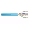 DIGITUS Cat.6A U/UTP B2ca AWG 23/1 LSOH 100m cabo de instalação azul
