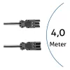 BACHMANN Cabo de extensão GST18i3 4m Preto