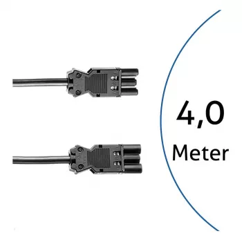 BACHMANN Cabo de extensão GST18i3 4m Preto
