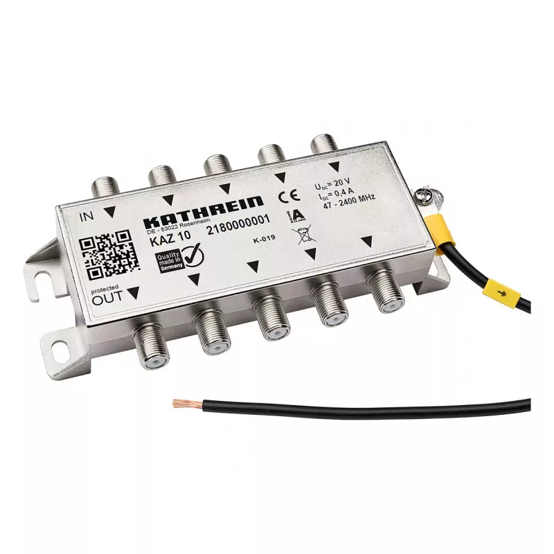 Proteção contra sobretensão coaxial 5 vias Kathrein KAZ 10