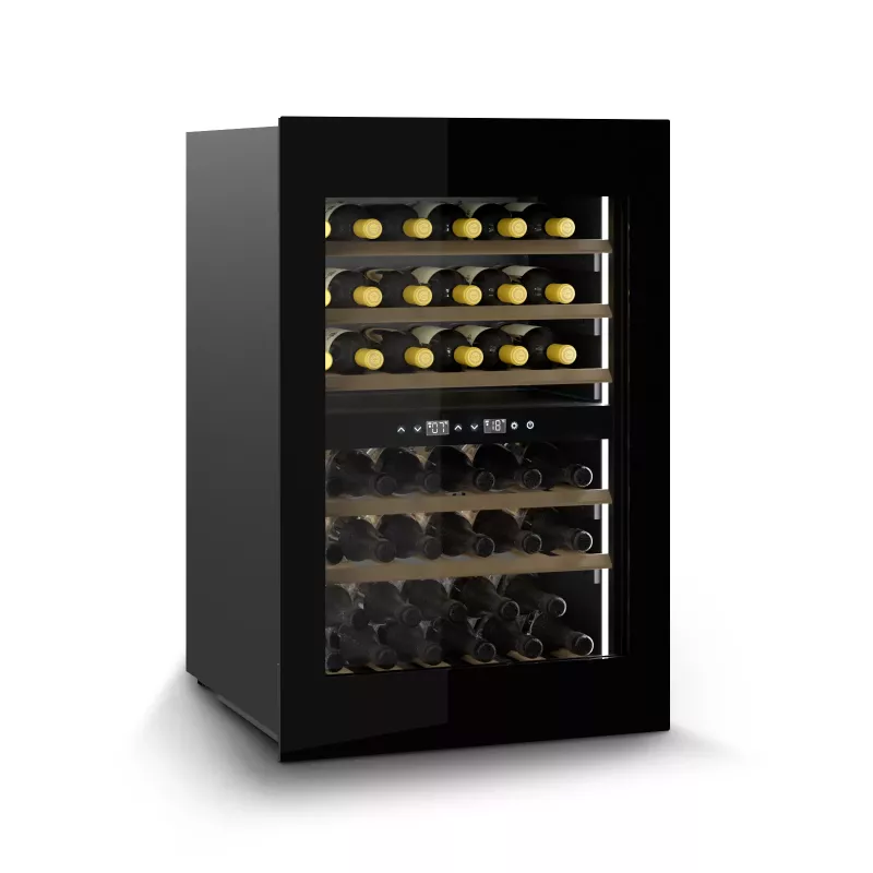 Garrafa de vinho encastrável CASO WineDeluxe WD 41 41 garrafas preto classe energética F