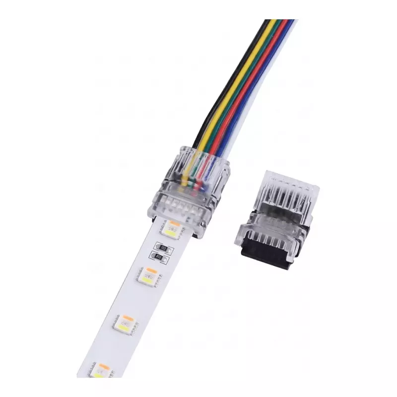 SYNERGY21 LED FLEX Strip Easy Connect conector de fita para fio 12mm RGB-CCT (RGB-WW)