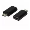 Cabo adaptador Synergy21 ALLTRAVEL USB-C macho para Micro-USB fêmea - preto