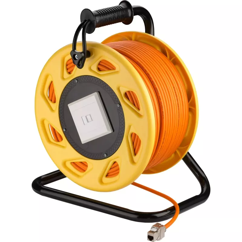 Goobay Tambor de Cabo RJ45 Cat 7A S/FTP Portátil 90m