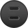 GOOBAY Carregador Rápido de Automóvel Dual-USB-C PD (Power Delivery), Preto - 30W (12/24V) Adequado para Dispositivos com USB-C