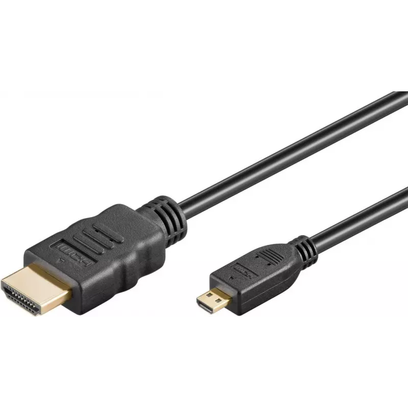Goobay Cabo HDMI Ultra High-Speed Micro-HDMI 8K 60 Hz 2 m Preto