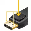 Goobay Cabo DisplayPort 2.1 Essential 8K 144Hz 1 m