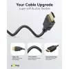 Goobay 80104 Cabo HDMI High-Speed Soft com Ethernet, 3 m, Preto