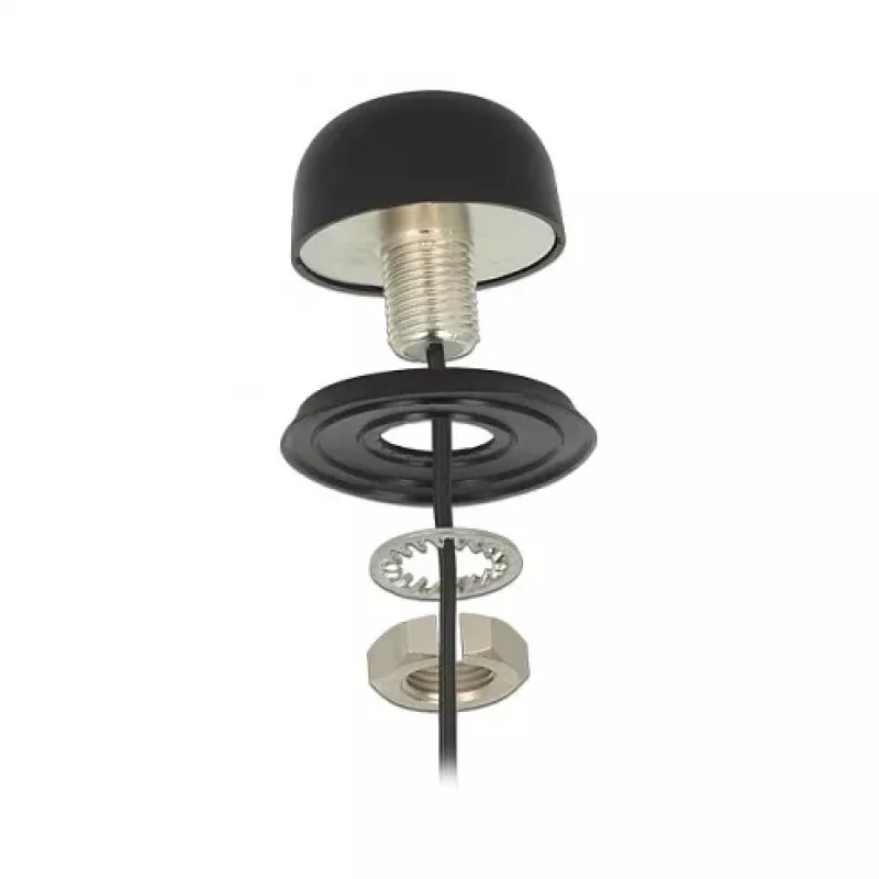 NAVILOCK Antena Multibanda GPS GSM UMTS LTE SMA 2-5 dBi 2x2m RG-174 Omnidirecional para Montagem em Telhado Exterior
